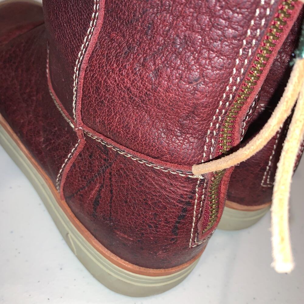 Satorisan Women's Tewa Ronda Boots Size 40 8.5 US Fleece Lined Waxed Leather - Picture 7 of 12